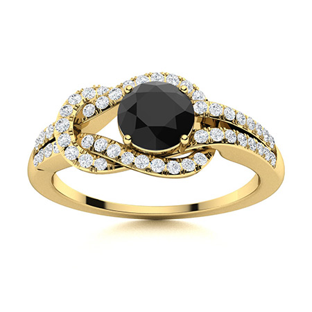 Diamond L Rgv Black Diamond Rings for Women in UK | Heirloom Quality Available ...